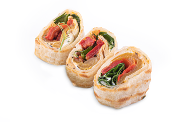 Picture of Grilled Vegetables Pinwheel Wrap