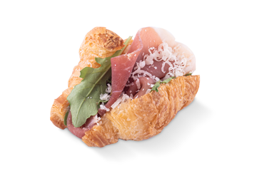 Picture of Parma ham & Parmesan flakes croissant