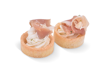 Picture of Parma Ham Canape with Parmesan shavings
