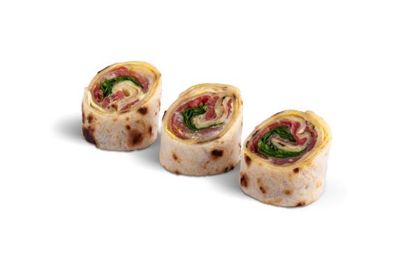 Picture of Parma Ham Salad Pinwheel Wrap