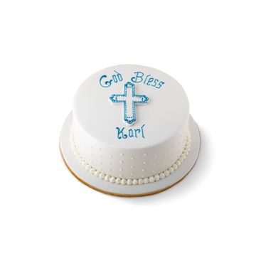 Picture of Holy communion cake with cross