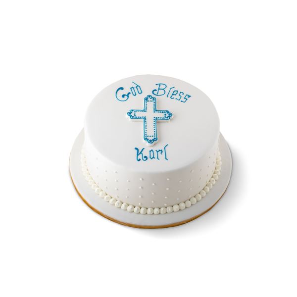 Picture of Holy communion cake with cross